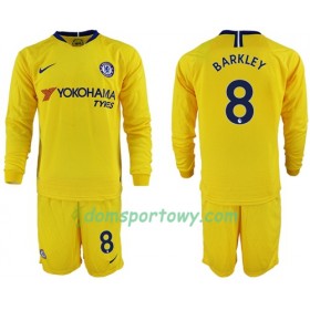 Koszulka Chelsea Barkley 8 Dziecięcy Wyjazdowe Koszulki Piłkarskie 2018-2019 Długi Rękaw